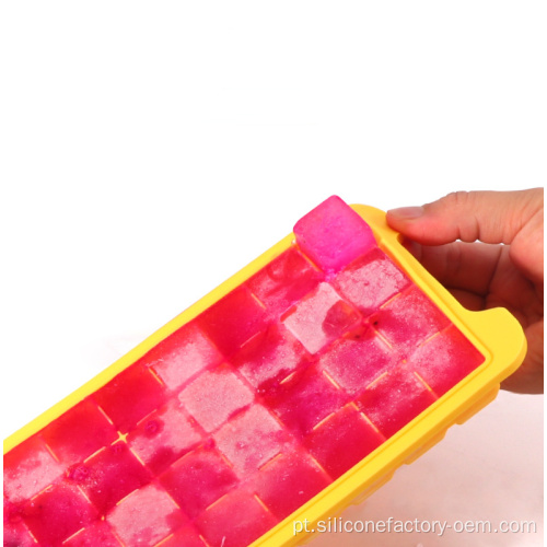 Bandejas de cubo de gelo para freezer 36 silicone